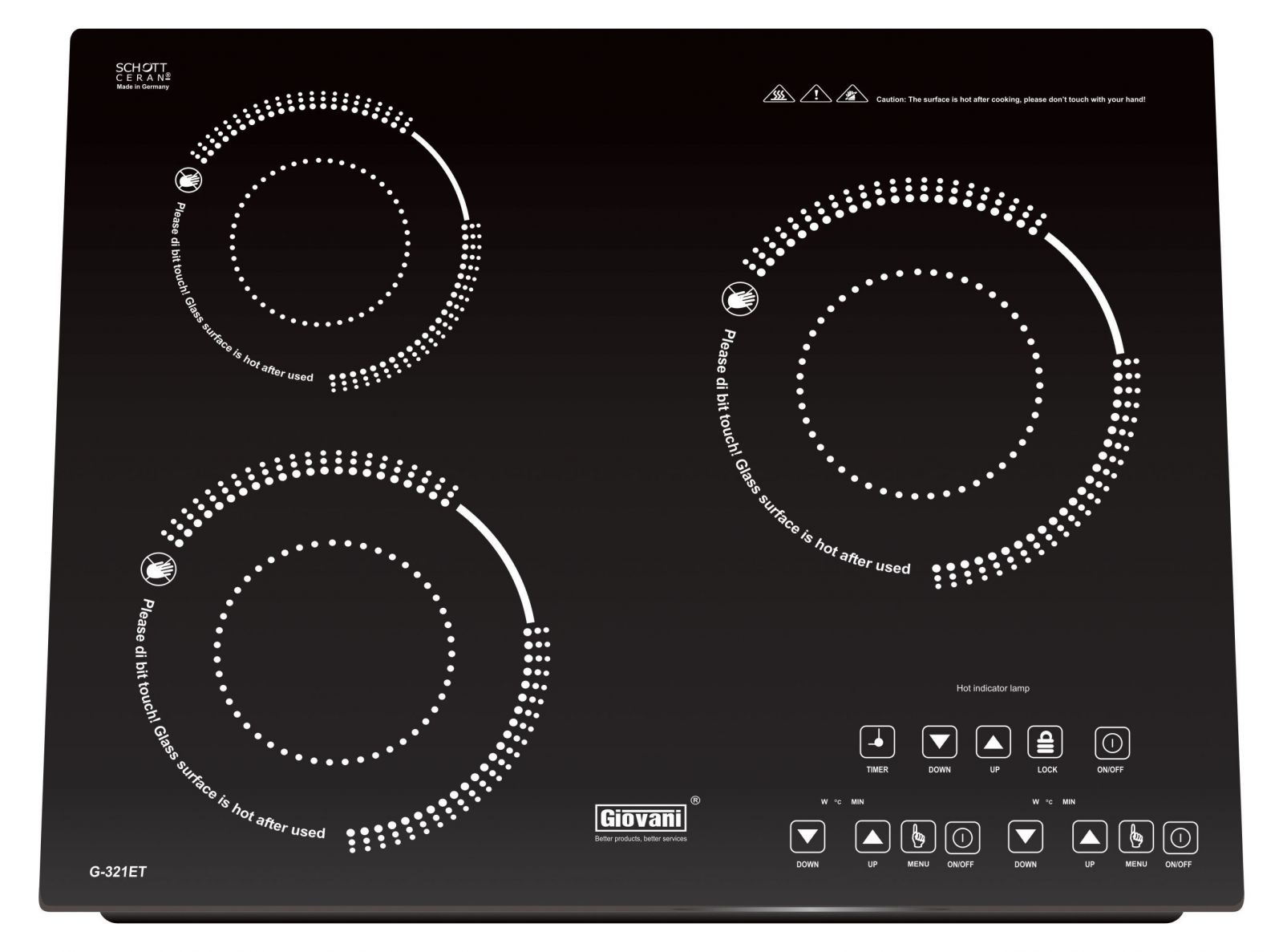 Bếp điện từ Giovani G 321ET