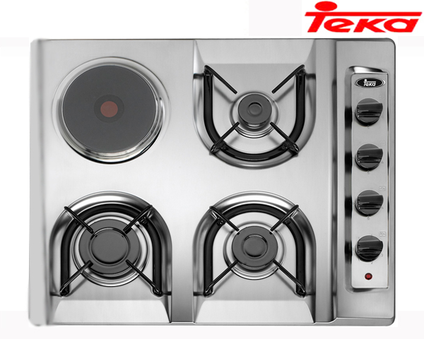 Bếp ga điện Teka ES 60.2 3G 1P AI AL S/Steel