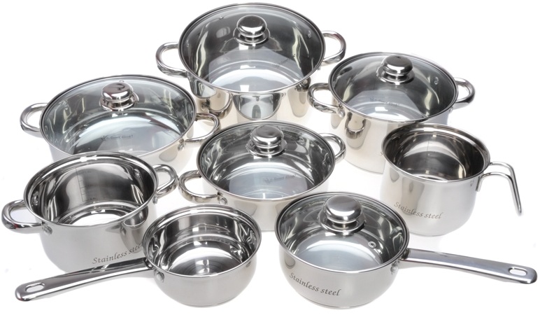 Bộ nồi Inox 13 món