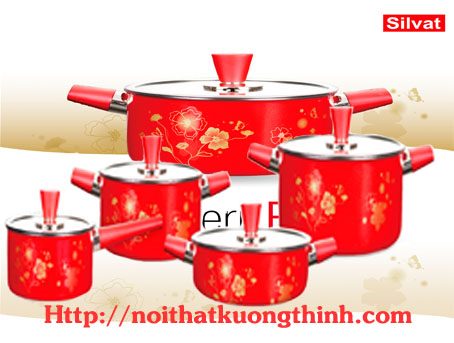 Bộ nồi Inox Hàn Quốc 5 chiếc 