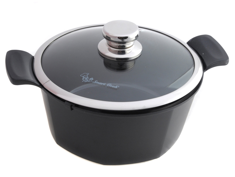 Xoong tráng sứ đen đáy từ 20cm