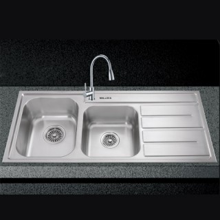 Chậu rửa bát Malloca MS 1027R New bàn phải