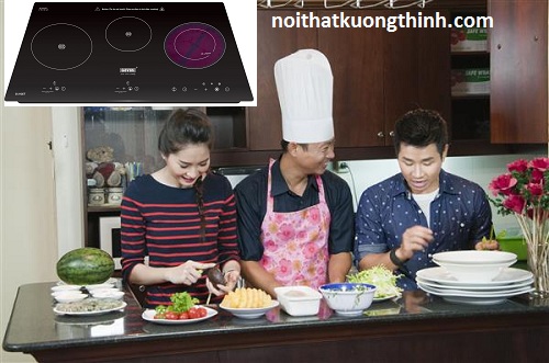 Bếp điện từ giúp chị, em tự tin vào bếp