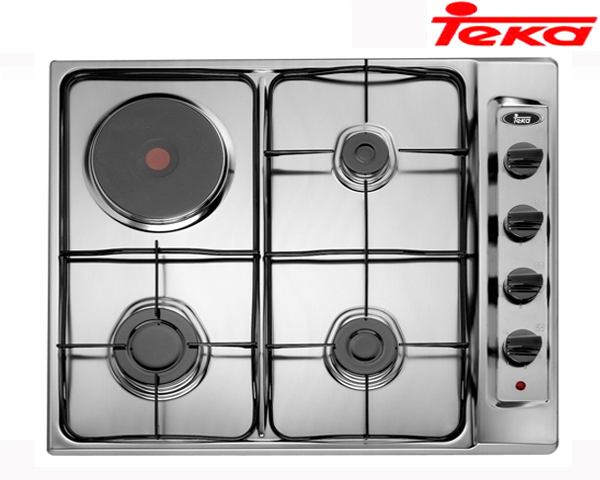 Bếp ga điện Teka E 60.2 3G 1P AI S/Steel